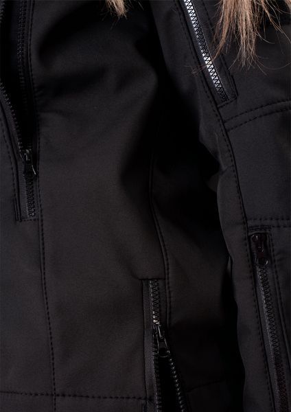 Тактична куртка SMILO soft shell black W 1000_1 фото