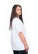 Женская базовая футболка SMILO из кулирного хлопка White XS TSW1 фото 7