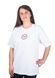 Женская базовая футболка SMILO из кулирного хлопка White XS TSW1 фото 3