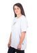 Женская базовая футболка SMILO из кулирного хлопка White XS TSW1 фото 5