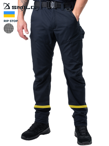 Тактичні штани ДСНС SMILO cargo rip&ndash;stop blue  XS KAP270 фото