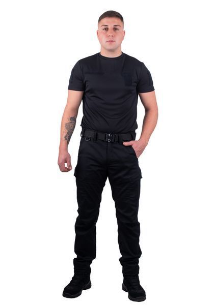 Тактичні штани SMILO cargo canvas black XS AN115 фото
