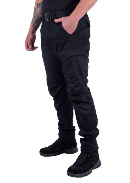 Тактичні штани SMILO cargo canvas black XS AN115 фото
