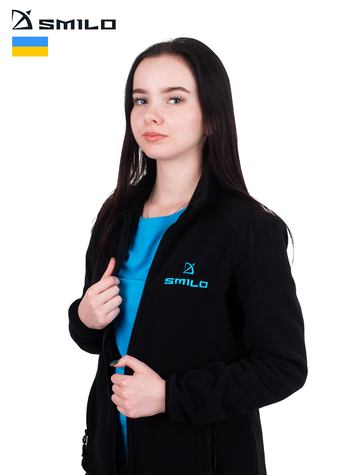 Тактична фліска SMILO black M FL59 фото