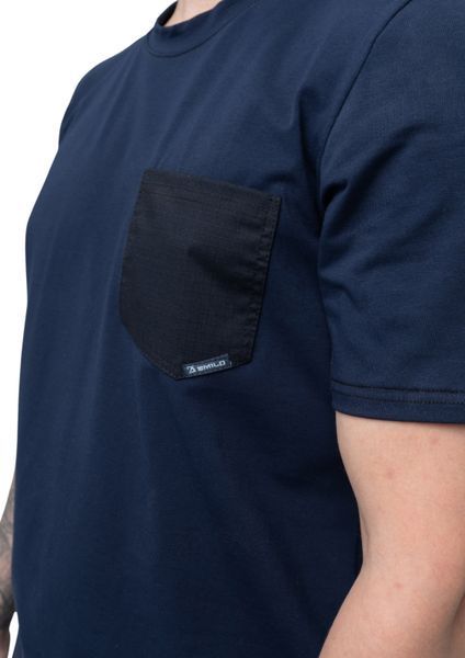 Мужская футболка S1 Navy Blue SMILO XS KAP200 фото