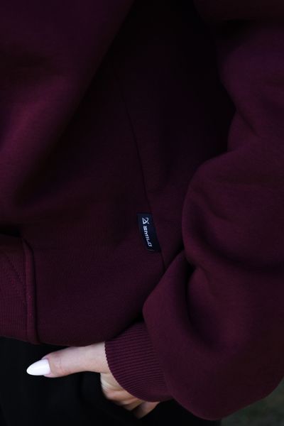 Худі жіноче SMILO Burgundy XS-S NDT200 фото