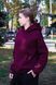 Худі жіноче SMILO Burgundy XS-S NDT200 фото 3