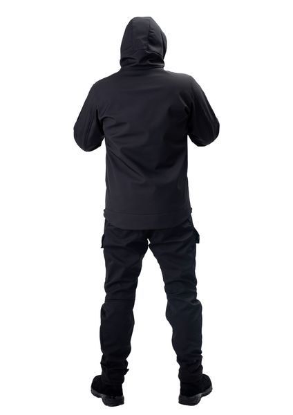 Тактический костюм SMILO cargo softshell black S 10043 фото