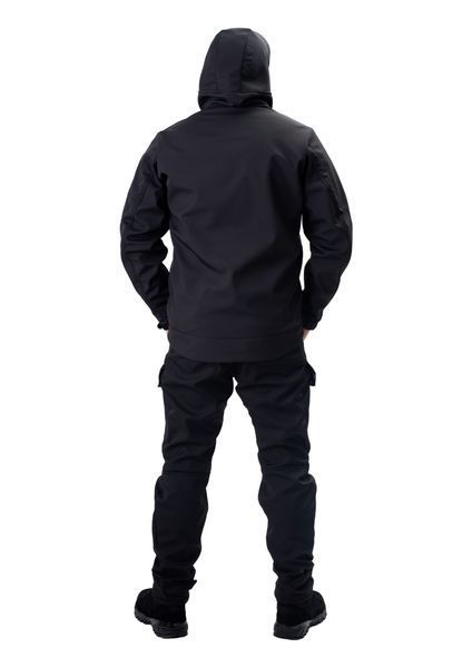 Тактический костюм SMILO cargo softshell black S 10043 фото